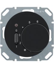 Регулятор температури Berker 20302045 RX 10А/250В (чорний)