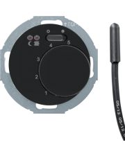 Термостат для підлоги Berker 20342035 R-Classic з датчиком 16А/250В (чорний)