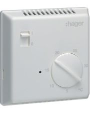 Цифровой термостат Hager EK003 ручное ВКЛ/ВЫКЛ 230В/8А