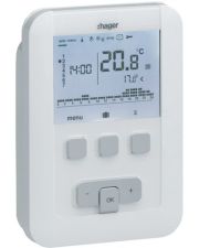 Багатофункціональний цифровий термостат Hager EK530 230В/5А