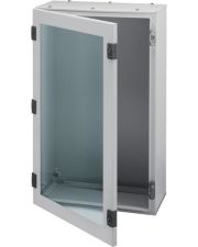 Металевий бокс Hager FL155A Orion Plus IP65 прозорі двері 350x300x200мм