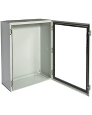 Металлический бокс Hager FL174A Orion Plus IP65 прозрачные двери 800X600X300мм