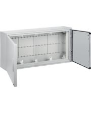 Шафа з поліестеру Hager FL34S Univers IP65/II 550X1100X300мм (сірий)