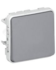 Механизм выключателя серый Legrand