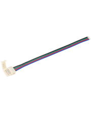 Конектор RGB 5шт 10мм (-15см-роз'єм), IEK