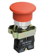 Кнопка управления LAY5-BC42 «Грибок» красная 1р IEK (размыкающий контакт)