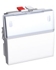 Вимикач Schneider Electric Altira ALB44062 без фіксації з полем для напису 10А (білий)