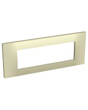 Горизонтальная рамка Schneider Electric Altira ALB45716 3х45 (кремовая)