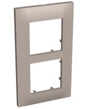 Вертикальная рамка Schneider Electric Altira ALB45723 2х45 (какао)
