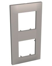 Двухместная вертикальная рамка Schneider Electric Altira ALB45725 (какао)
