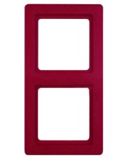 Двухместная рамка Berker Q.1 10126062 (красная)