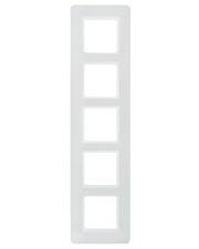 Пятиместная рамка Berker Q.7 10156189 (полярная белизна)