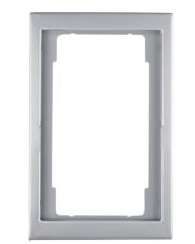 Вертикальная рамка Berker K.5 13097004 с большим отверстием (нержавеющая сталь)