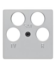 Накладка TV розетки Berker K.5 14847003 4 выхода (алюминий)