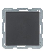 Розетка Berker Q.x 47516086 с защитой контактов с заземлением и с крышкой (антрацит)