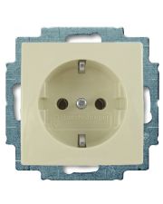 Розетка ABB Basic 55 20 EUC-92-507 с заземлением (слоновая кость)