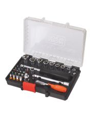 Набір битих та торцевих головок Black&Decker 35 предметів
