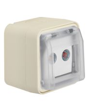 Проходная антенная розетка Berker W.1 12033522 (полярная белизна)