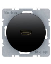 HDMI розетка Berker R.x 3315422045 (черная)