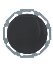 Розетка Berker 47442045 R.х с заземлением и с крышкой (черная)