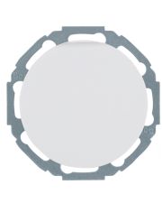 Розетка Berker 47442089 serie 1930 | R.classic с заземлением и с крышкой (полярная белизна)