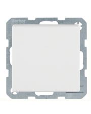 Розетка Berker S.1/B.x 47511909 с заземлением и с крышкой (матовая полярная белизна)