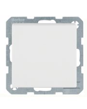 Розетка Berker S.1 47521909 с заземлением и с крышкой (матовая полярная белизна)