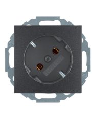 Розетка с наклоном на 45-градусов, антрацит, 16А/250В Berker B.3/B.7