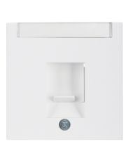 Накладка для суппортов модуля RJ12/RJ45 полярная белизна матовая Berker S.1/B.3/B.7