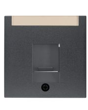 Накладка для суппортов модуля RJ12/RJ45 антрацит Berker S.1/B.3/B.7