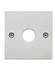 Накладка для антенной розетки 1-отверстие, белая Berker S.1/ARSYS