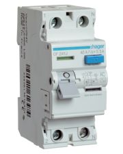 УЗО Hager CF241J, 2х40 А 300 мА, АС, 2м