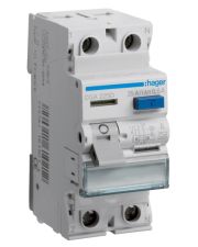 ПЗВ Hager CGA225D, 2х25 А 500 мА, А, 2м