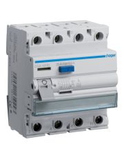 ПЗВ Hager CGA425D, 3P+N 25 А 500 мА, А, 4м