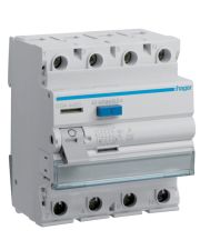 ПЗВ Hager CGA440D, 3P+N 40А 500 мА, А, 4м