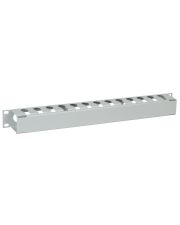 Кабельний органайзер ITK CO35-1MCM з кришкою 19" 1U (сірий)