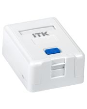 Корпус розетки для 1 модуля Keystone Jack, ITK