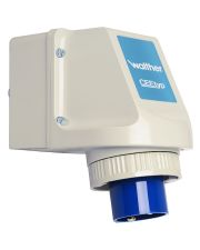 Настенный штекер WALTER WALTHER (2P+E) 16А 230V IP67 с наклоном 80°