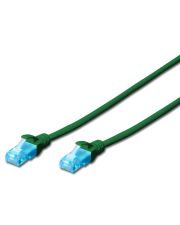 Зеленый патч-корд cat.5e UTP (0.5м) AWG 26/7 CCA PVC Digitus DK-1512-005/G