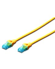 Желтый патч-корд cat.5e UTP (1м) AWG 26/7 CCA PVC Digitus DK-1512-010/Y