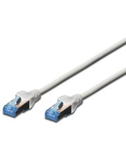 Серый патч-корд cat.5e F-UTP (0.5м) AWG 26/7 Digitus DK-1521-005