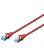 Красный патч-корд cat.5e SF-UTP (0.5м) AWG 26/7 Digitus DK-1531-005/R