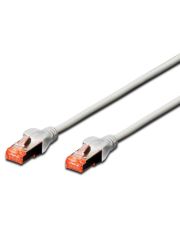 Серый патч-корд cat.6 S-FTP (15м) AWG 27/7 LSZH Digitus DK-1644-150