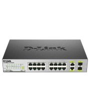 Коммутатор D-Link DES-1018P 16xFE (8xFE PoE 8xFE) 2xSFP/GE/Combo 80W