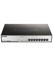 Комутатор D-Link DGS-1008MP 8xGE PoE 140W Rackmount