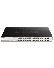 Коммутатор D-Link DGS-1210-28MP 24x1GE PoE 4xSFP/1GE Combo PoE 370W Smart