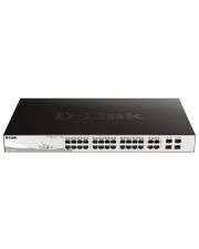 Коммутатор D-Link DGS-1210-28P 24port 1Gbit 4Combo/SFP PoE Smart
