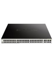 Коммутатор D-Link DGS-1210-52MP 48x1GE PoE 4xSFP Smart