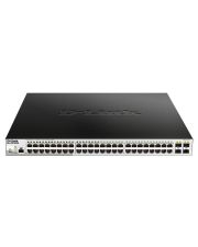 Коммутатор D-Link DGS-1210-52P/ME 24x 1GE с PoE 24x1GE 4x1000BaseX SFP L2