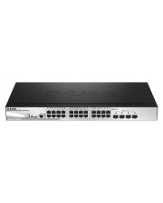 Коммутатор D-Link DGS-1510-28LP/ME 24x1GE с РоЕ 4x1000BaseX SFP L2